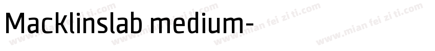 Macklinslab medium字体转换